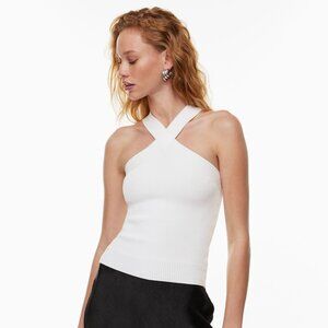 Babaton Aritzia — Sculpt Knit Criss Cross Tank NWT